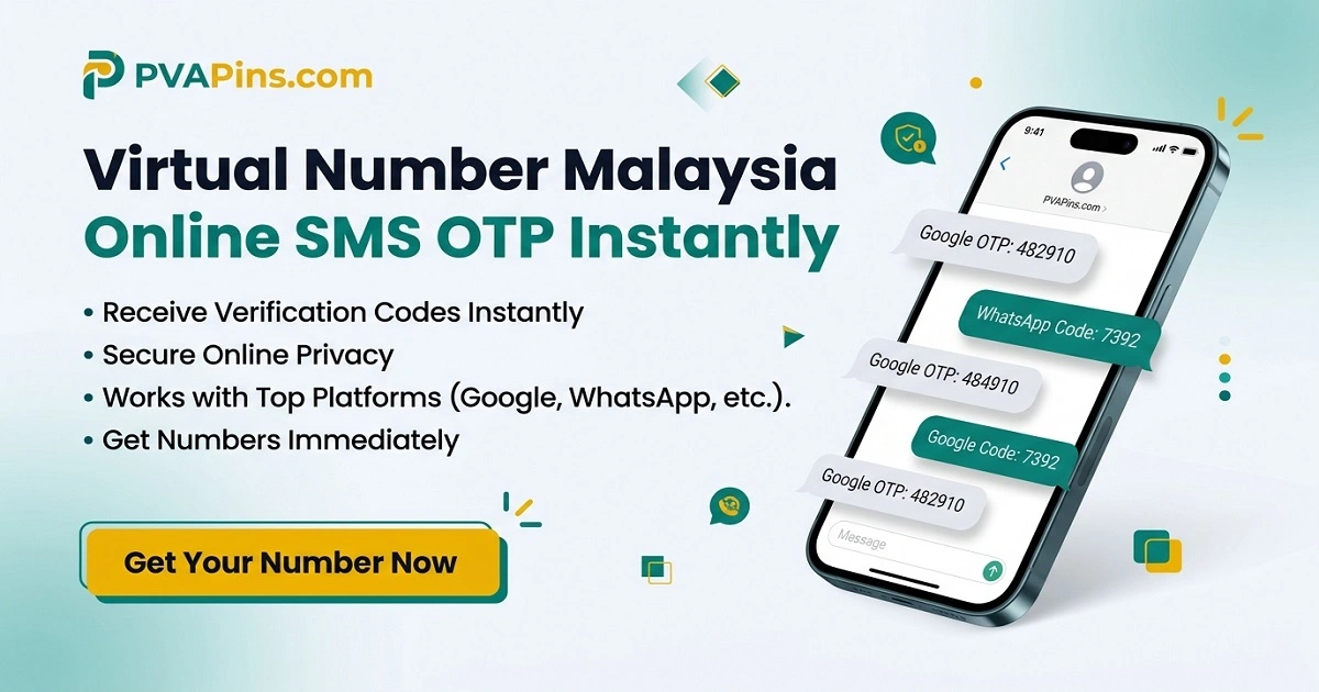 Virtual Number Malaysia for SMS Codes Instantly Online